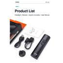 Luz Linterna Led Bicicleta Smart+acople Gopro 1200lm 4500mah