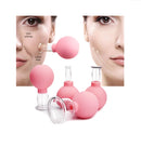 Ventosa Masaje Facial Antiarrugas Cristal Terapia Adelgaza