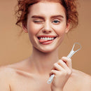 Espatula Limpiador Raspador De Lengua Elimina Mal Aliento