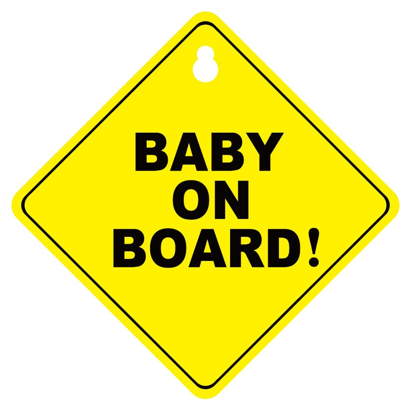 Aviso Letrero Bebe A Bordo ¡Baby On Board! Reflectivo