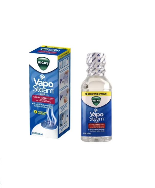 Vicks Vapo Steam Alcanfor Para Vaporizador Alivio al Respirar