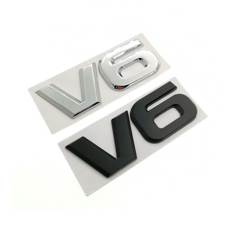 Emblema V6 Mitsubishi Montero Pajero Hard Top Persiana Color