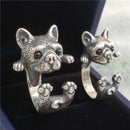 Anillo Ajustable Bull Dog Francés