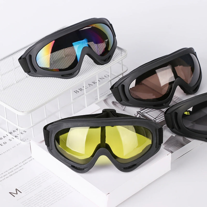 Gafas Motocross Esqui A Prueba De Viento Ajustables Comodas