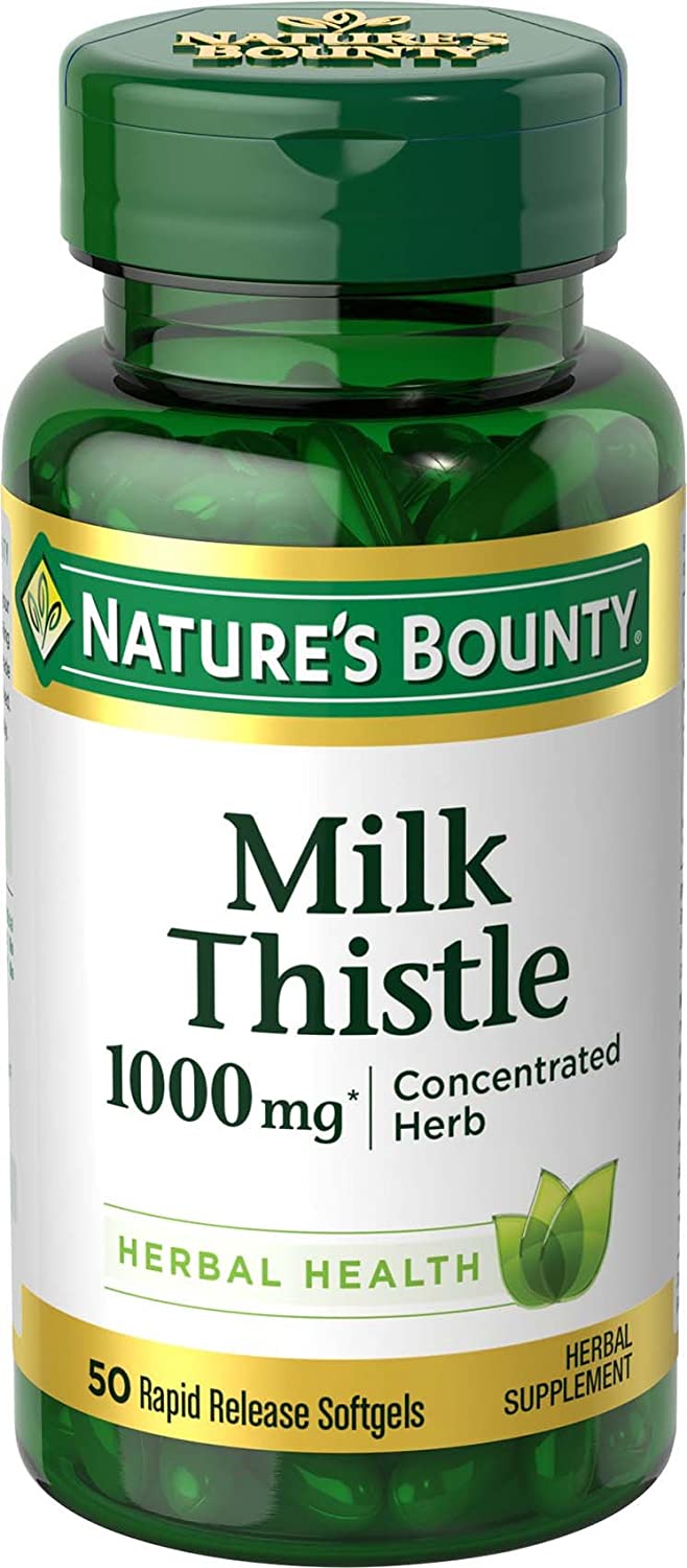 Nature's Bounty Milk Thistle Cardo Mariano 50 Cápsulas