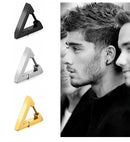 Arete Candonga Argolla Triangulo Mujer Hombre 1 Unidad