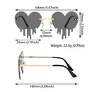 Gafas De Sol Diseño Corazón Derretido