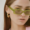 Gafas De Sol Rectangulares Outfit Fashion Moda Fiesta