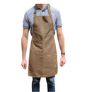 Delantal  Ajustable Chef Mesero Profesional Tela Marrón