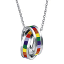 Collar Acero Inoxidable, Lgbt Gay Pride Jewelry Rainbow