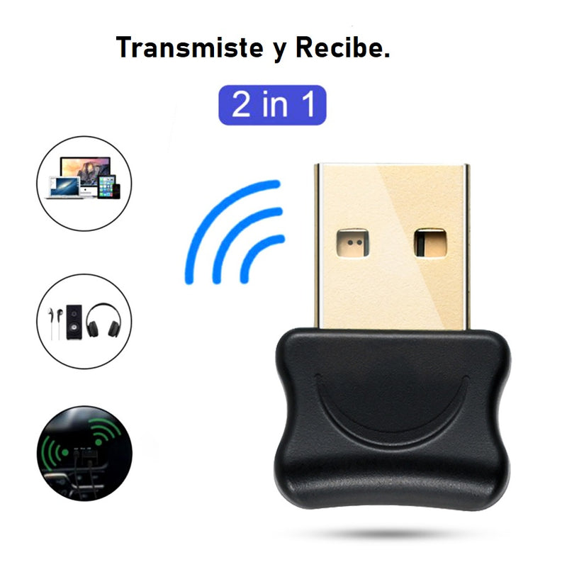 Transmisor Y Receptor Bluetooth 5.0 Computador Alto Alcance