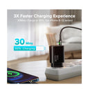 Cargador Usb Dual Tipo C Adaptador De Pared De Carga Rápida