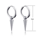 Arete Pendiente Cono Punk Moda Hombre Mujer 1 Unidad