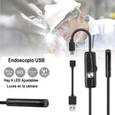 Endoscopio Boroscopio A Prueba De Agua 6 Luces Led Ajustable