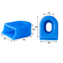 Funda Protector Bielas Bicicleta Ruta Mtb Silicona No Rayon