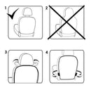 Forro Protector Sillas Del Carro Espaldares Evita Suciedad