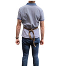 Delantal  Ajustable Chef Mesero Profesional Tela Marrón