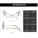 Gafas De Sol Llamas Extendidas Concierto Outfit Fashion Moda