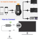 Tv Stick Anycast M4 Plus Full Hd 128mb Negro Con 128mb De Memoria Ram