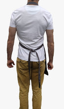 Delantal  Ajustable Chef Mesero Profesional Tela Gris