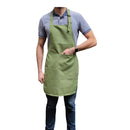 Delantal  Ajustable Chef Mesero Profesional Tela Verde