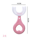 Cepillo De Dientes Silicona En Forma De U Niños 2 A 6 Años