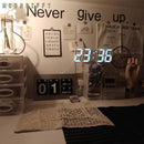 Reloj Digital Led Reloj Electrónico Montado En La Pared Mesa