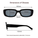 Gafas De Sol Rectangulares Modernas Fashion Moda