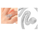 Anillo Ajustable de Serpiente 3D