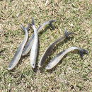 Señuelos De Silicona Para Pesca Realistas 8 Cm X 10 Unidades