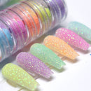 Glitter Escarcha Uñas Nail Art Colores Pastel Surtidos X6u