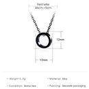 Cadena Dije Circular Unisex