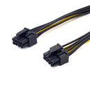 8pin A Dual 8 Tarjeta Gráfica De Video Doble Fuente 20cm