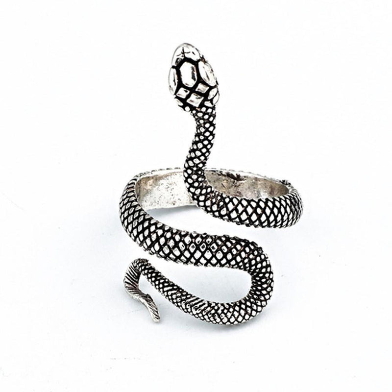 Anillo Ajustable de Serpiente 3D