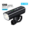 Luz Linterna Led Bicicleta Smart+acople Gopro 1200lm 4500mah