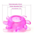 Set Anillos Aros Para Pene Silicona Retardante 5 Unidades