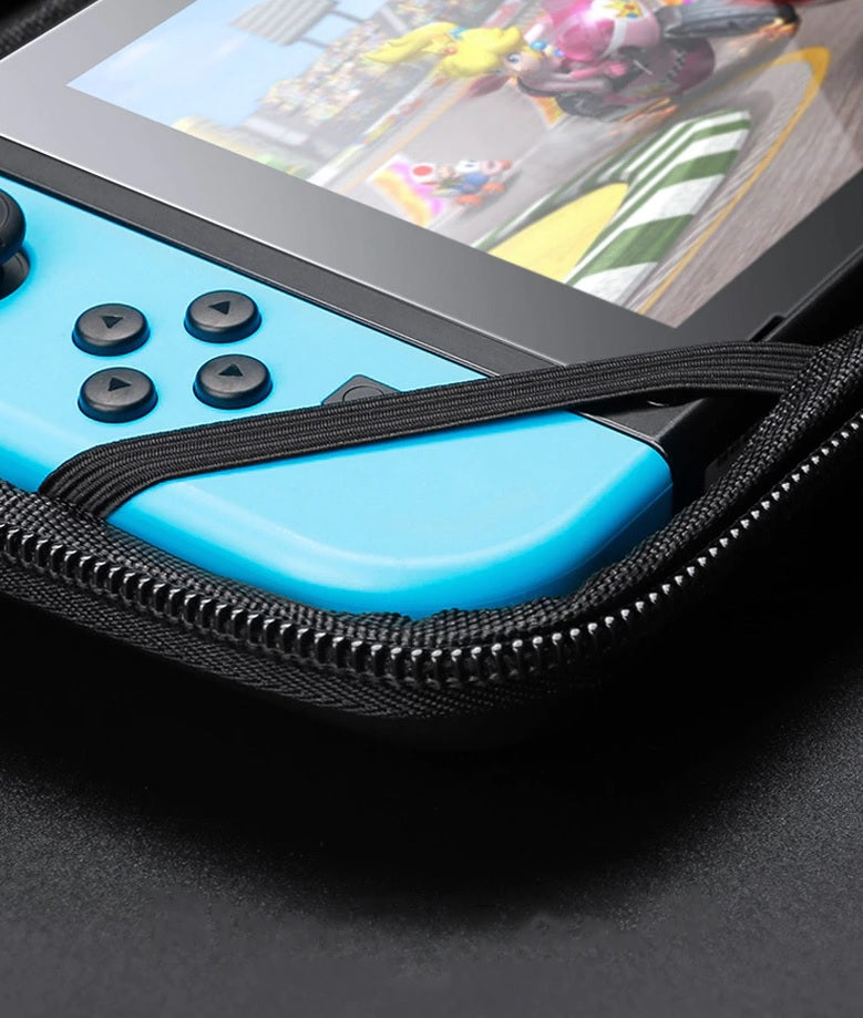 Forro Estuche Resistentecompartimientos Nintendo Switch Rojo