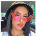 Gafas De Sol Llamas Extendidas Concierto Outfit Fashion Moda