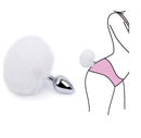 Plug Anal Animal Metálico Cola De Conejo Sexo Anal Sexy