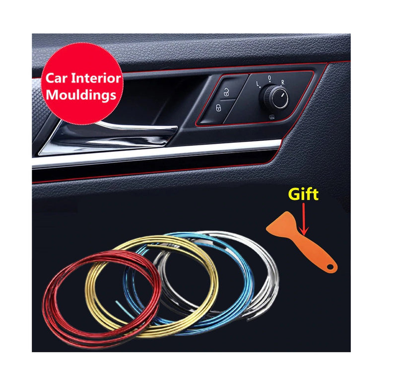 Tiras De Moldura Para Interior Del Carro Universal Decora 5m