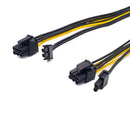 8pin A Dual 8 Tarjeta Gráfica De Video Doble Fuente 20cm