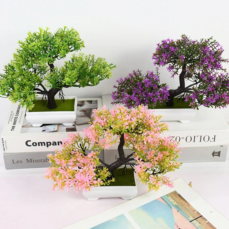 Plantas Artificiales Árbol Japonés Bonsái Decoración Hogar