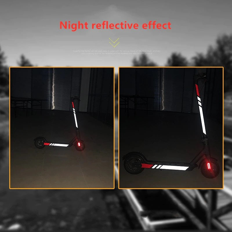 Pegatina Reflectiva Patineta Eléctrica Xiaomi Scooter M365