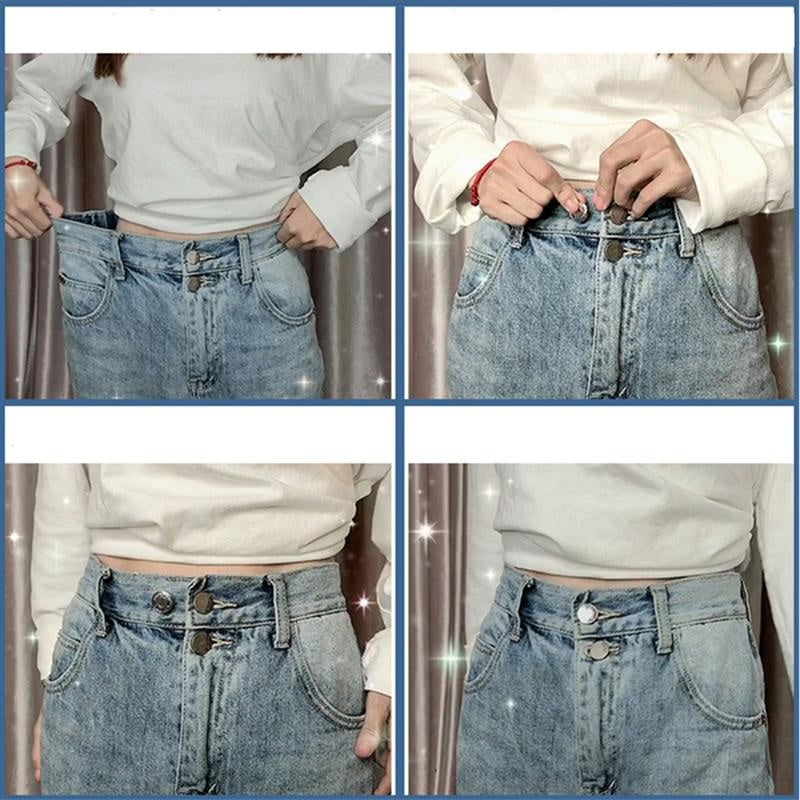 Botones Ajustables Para Jeans Pantalones X4 Unidades