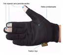 Guantes City Táctil Cel Térmico Reflectivo Moto Bici Ciclismo Pro