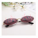 Gafas De Sol Ovaladas Llamas Doble Lente Outfit Fiesta Moda