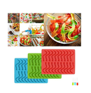 Moldes de silicona gusanos