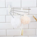 Toallero Pared 4 Barras Metal Acero Giratorio 180° Baño Pro