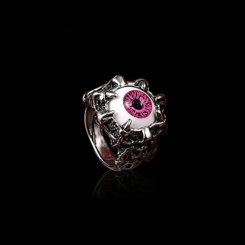 Anillo Mal De Ojo Punk Hip Hop Protección Mujer Hombre Moda