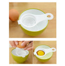 Separador De Clara Yema Huevo Cuchara Plástica Colador